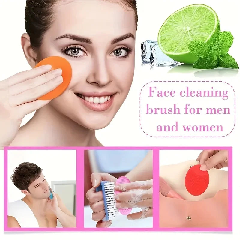 Facial and body brushes - Daily skincare and exfoliation tools, facial cleansing accessories, textured exfoliators Qme