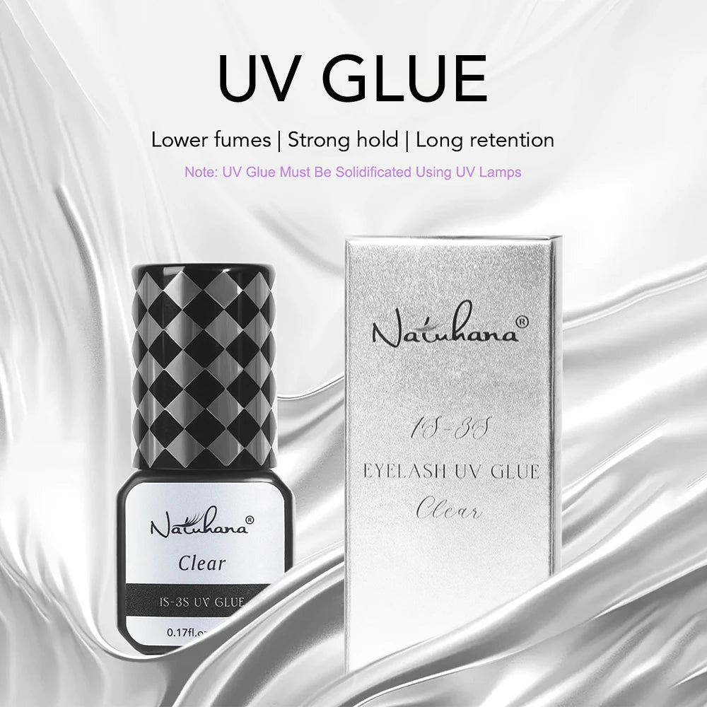 NATUHANA UV GLUE 1S Fast Drying Strong False Eye Lash Adhesive Qme