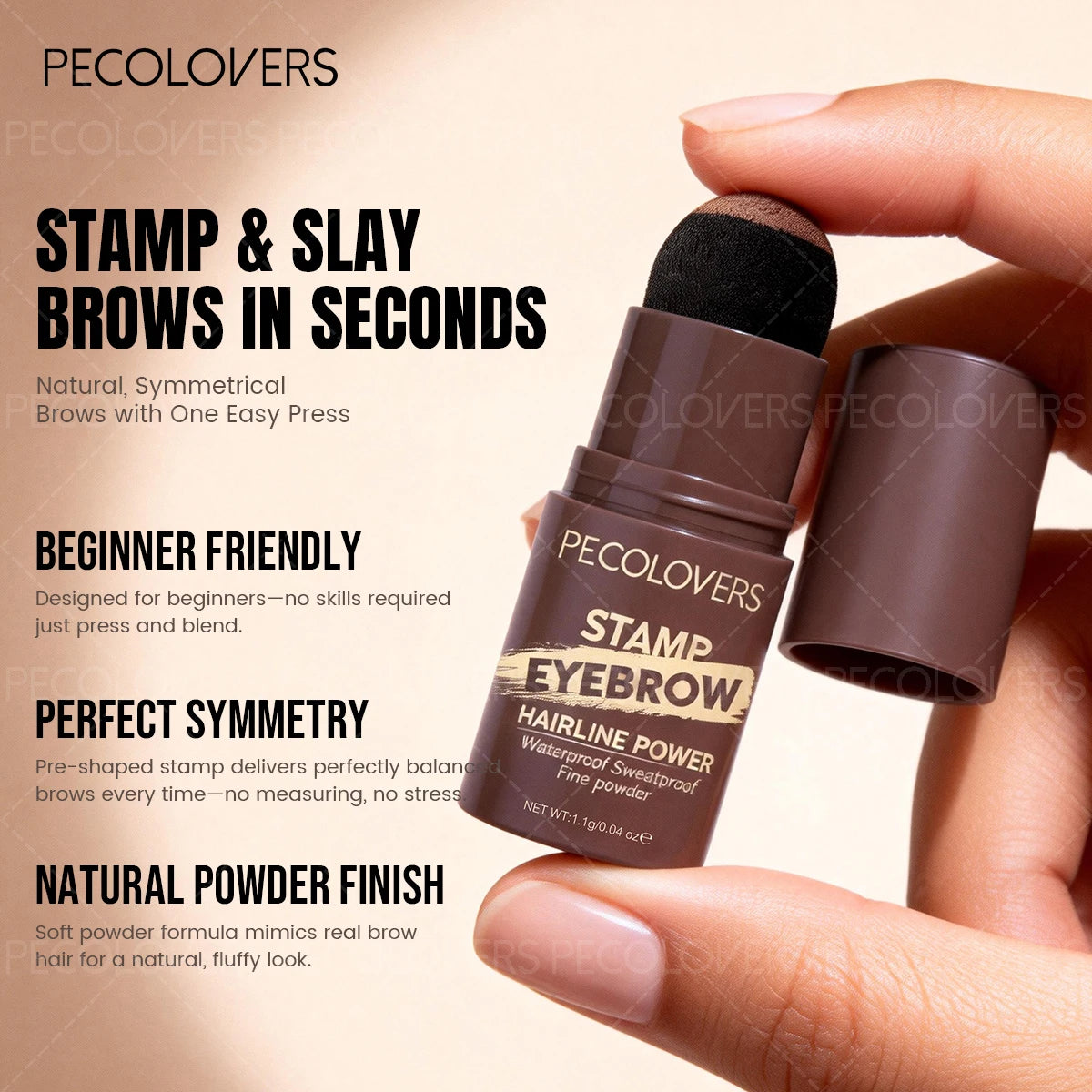 Sta1 Instant Uniform Hairline Shadow Powder Stick Waterproof Qme