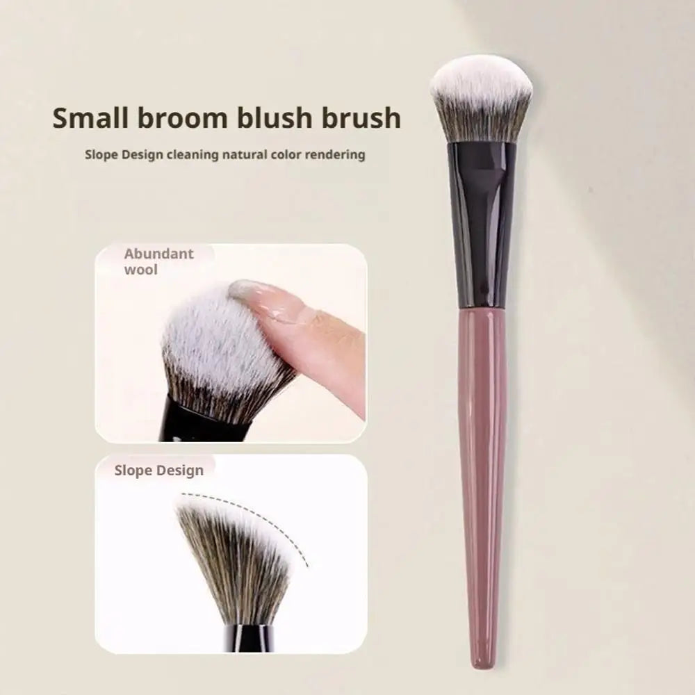 Professional Makeup Brush 1 Angled Powder Flawless Application Qme 1pc