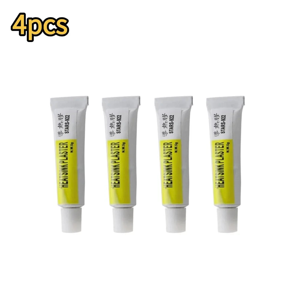 STARS-922 Heatsink Plaster Thermal Silicone Adhesive Cooling Paste Strong Adhesive Compound Glue For Heat Sink Sticky Qme 4pcs