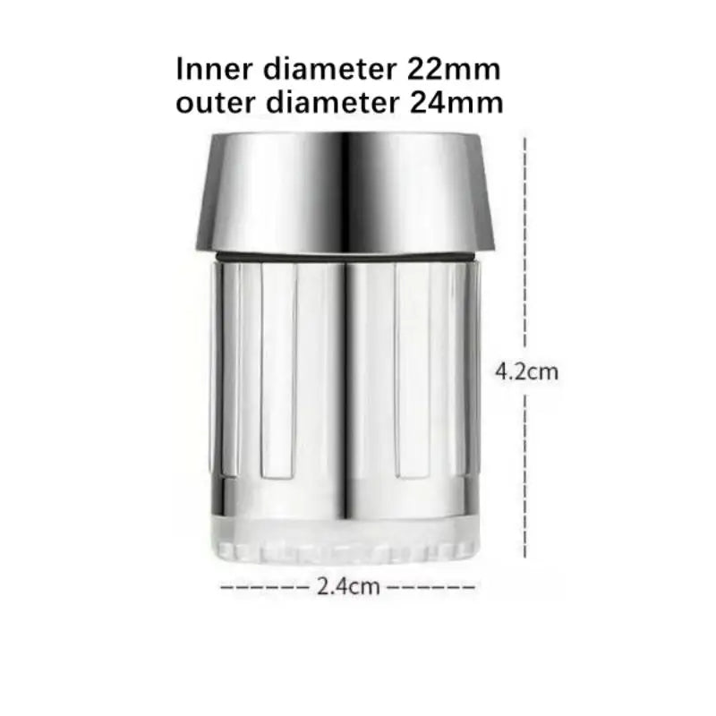 3-Color LED Sensor Faucet Temperature-Sensitive Light Water Saving Stream Light Faucet Aerator Tap Nozzle For Kitchen Bathroom Qme 1pcs