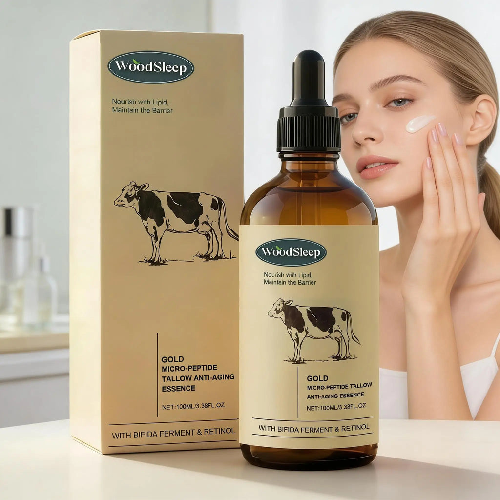 Beef Tallow Serum Anti-Wrinkle Shrinking Pores Tighten Loose Skin Reduce Fine Lines Hydrating Anti Aging Moisturizing Face Care Qme
