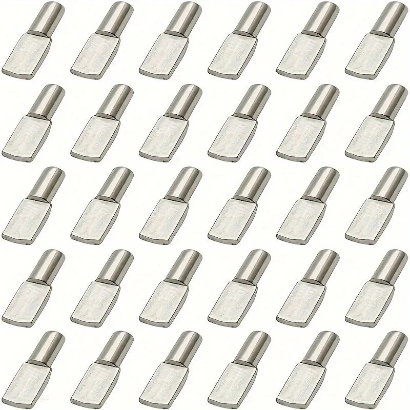50pcs Shelf nails, spoon-shaped shelf support nails, bookshelf nails, furniture shelf support nails, cabinet shelf support nails Qme