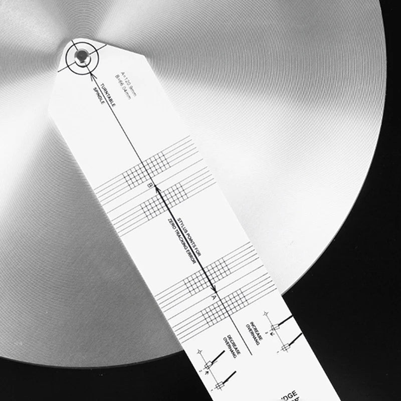 Turntable Phono Phonograph Pickup Cartridge Adjustment Ruler Qme