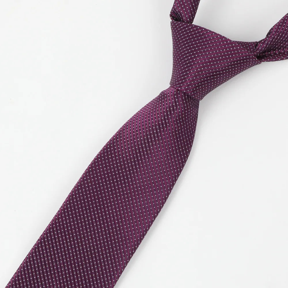 100 Silk Tie Striped Necktie Classic Plaid Ties Men Grey Beige Blue Qme RT6