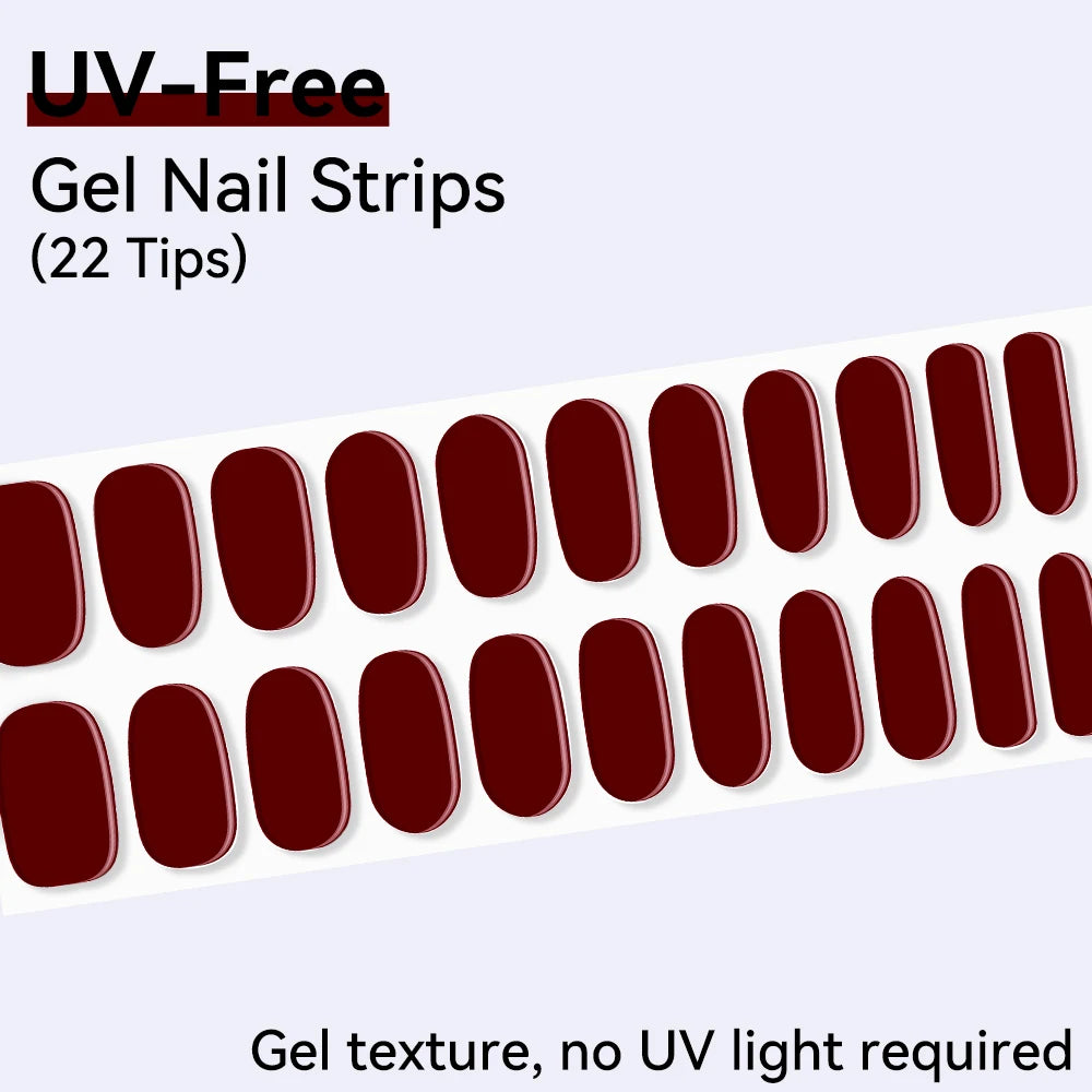22Tips Full Cover Nail Stickers Valentine's Day Love Polish Sticker Qme BSA-0004