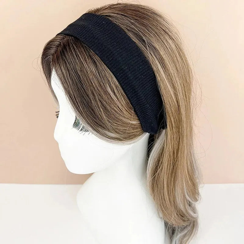 Children's Sports Headband 5X20CM Adjustable Elasticity Sweat Absorption And Skid Head Strap Sports Solid Color Headscarf 1Pcs Qme