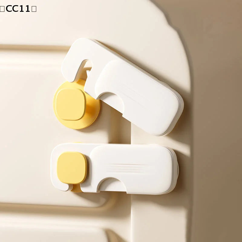 Baby Anti-pinch Hand Cabinet Door Buckle Home Refrigerator Lock Qme
