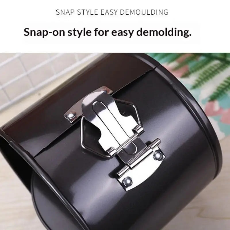 Kitchen Accessories Carbon Steel Cakes Molds Round Cake Pan Ring Qme