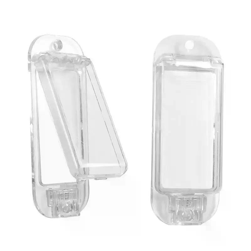 Child Safety Rocker Switch Protective Cover Transparent White Toggle Switch Guard Prevent Kids Touch Wall Switch Protector Qme