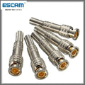 30pcs/lot BNC Male Connector RG-59 for Coaxical Cable Brass End Crimp Cable Screwing CCTV Camera BNC connector by ESCAM BNC01 Qme 30pcs