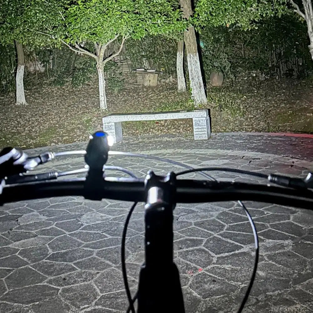 Super Bright Bicycle 3 LED Light USB Type-C Rechargeable Outdoor Waterproof Portable Bicycle Flashligh Mountain Bicycle Lamp Qme