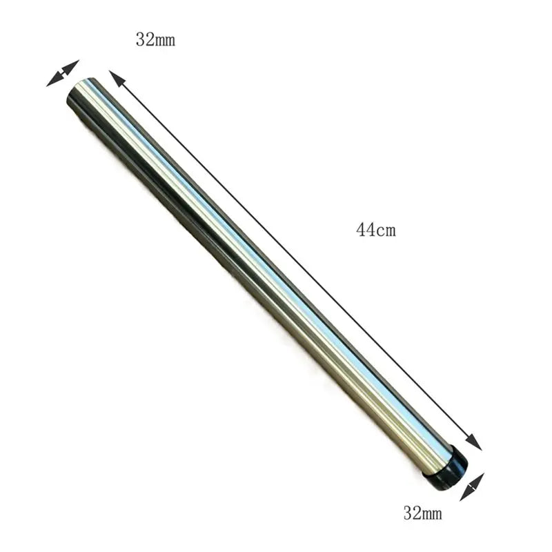 A02F-2Pcs 32Mm Extension Tube, For Nilfisk VP100 200 Serie, Stainless Steel, Metal, Extension Rod, Vacuum Cleaner Accessories Qme