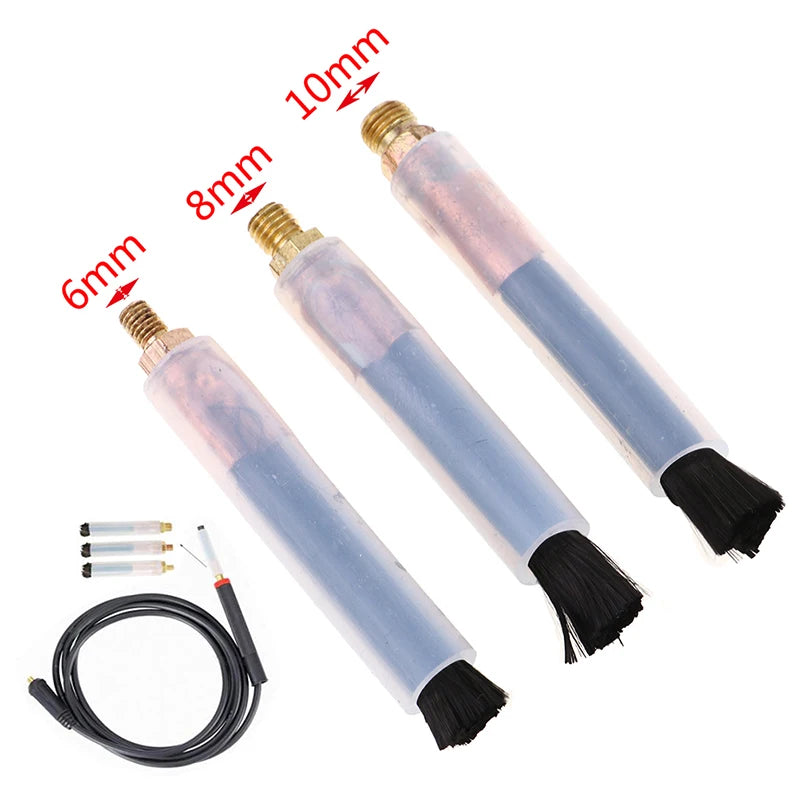 Copper Head Weld Brushes Polishing Machine Welding Seam Cleaner M6 M8 Qme