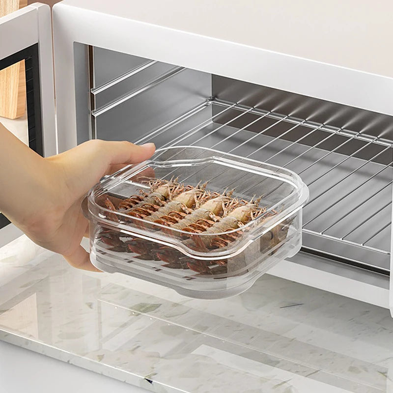 Food Storage Containers Fresh Box Kitchen Organizer Refrigerator Qme