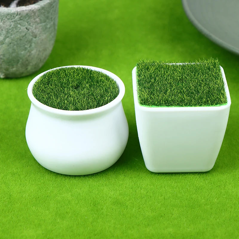 Thickened Balcony Fake Flowers Flower Pot Bonsai Ornament Arrangement Qme