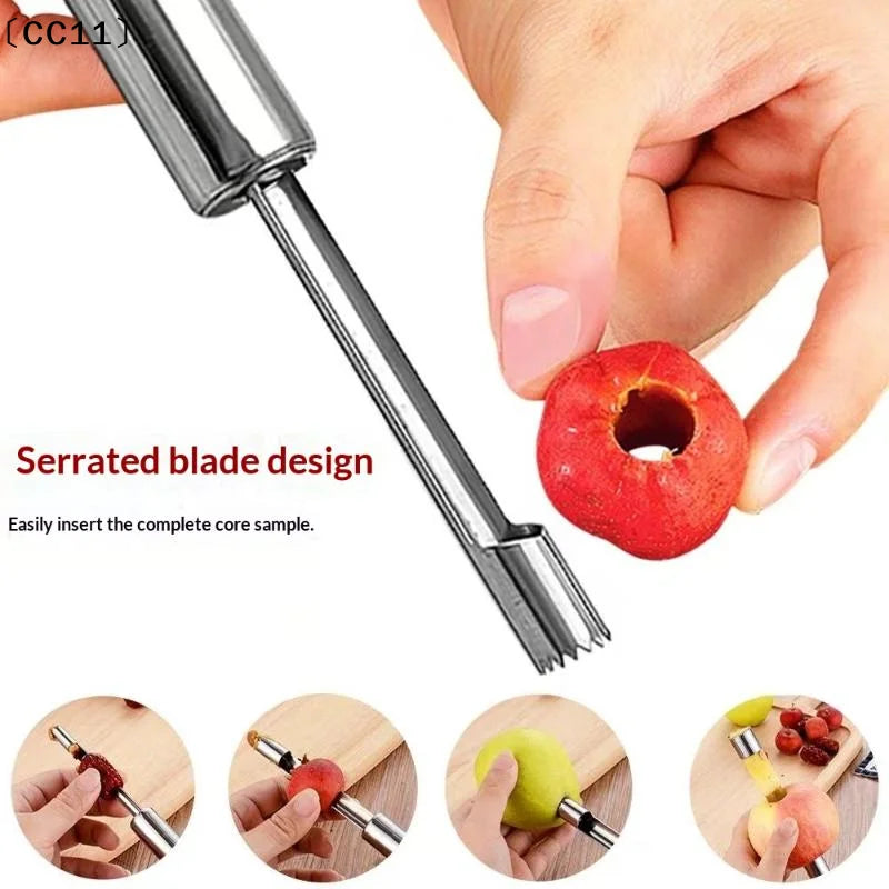 Fruit Core Remover Cutter Kitchen Gadgets Stainles Steel Tool Apples Qme