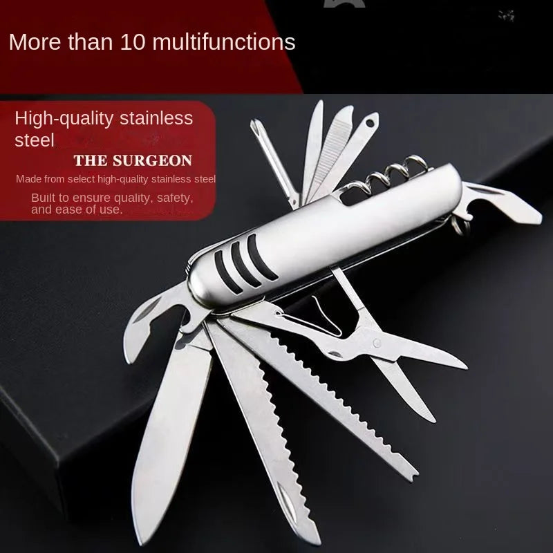 Portable 1 Fold Pocket Knife Carry Around Multifunction Outdoor Qme