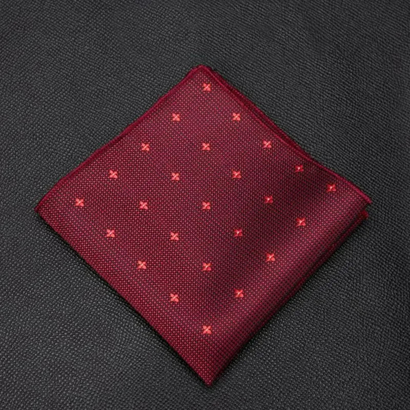 Men Pocket Square Suits Hanky Plaid Handkerchiefs Casual Suit