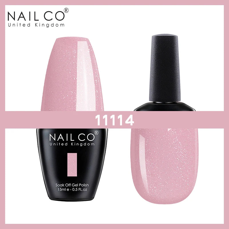 NAILCO Nude Nails Gel Nail Polish UV LED Semi-permant Varnish Hybrid
