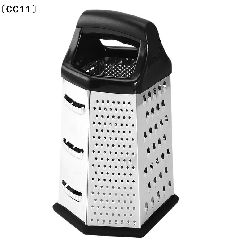 Multifunction Vegetables Box Grater Stainless Steel 6 Sides Slicer Qme