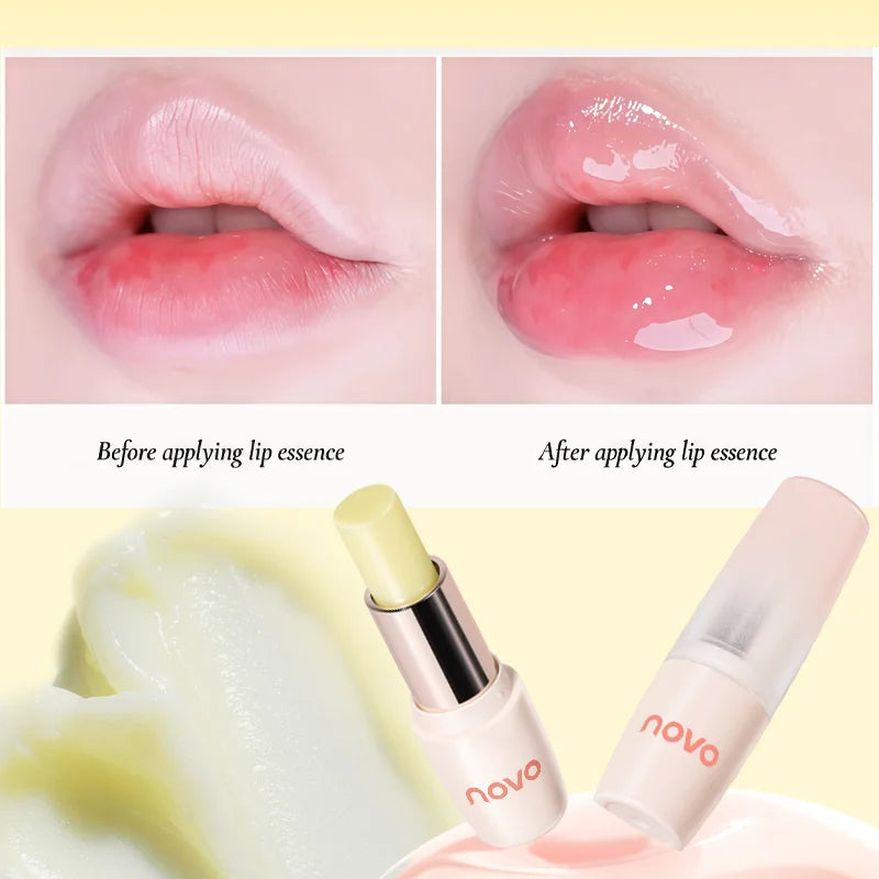 Vitamin E Lip Balm-Floral Flavored, Beeswax With Squalane Lip Care, Long-Lasting Effect, Non-Sticky, Soothing & Nourishing Qme