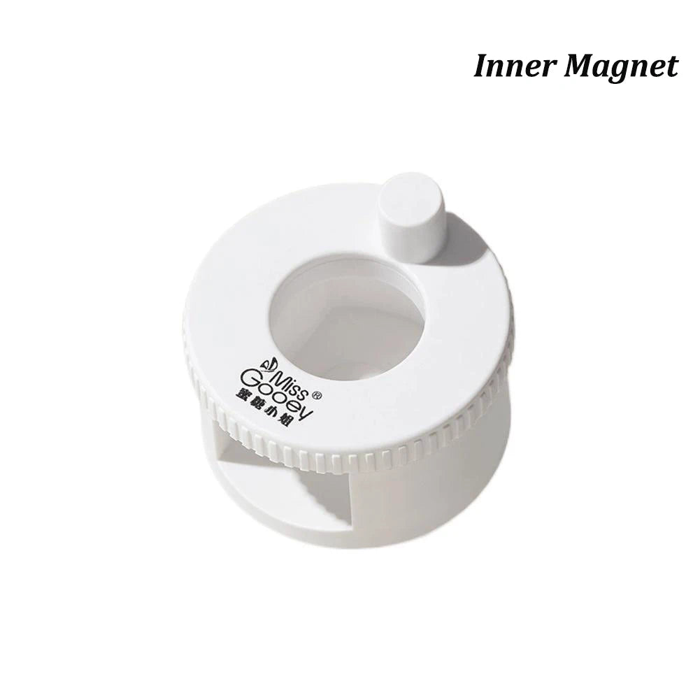 Rotating Cat Eye Magnet Nails Automatic Glass Bead Nail Spinner Qme without steel ball-D