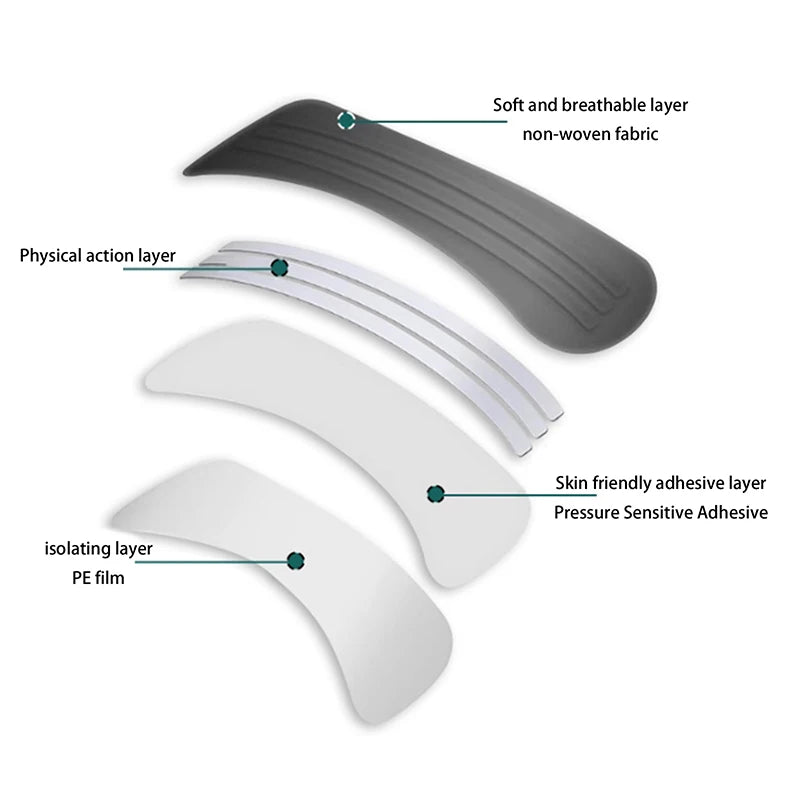 Better Breathing Nose Strips Anti Snoring Breathe Well Nasal Black Qme