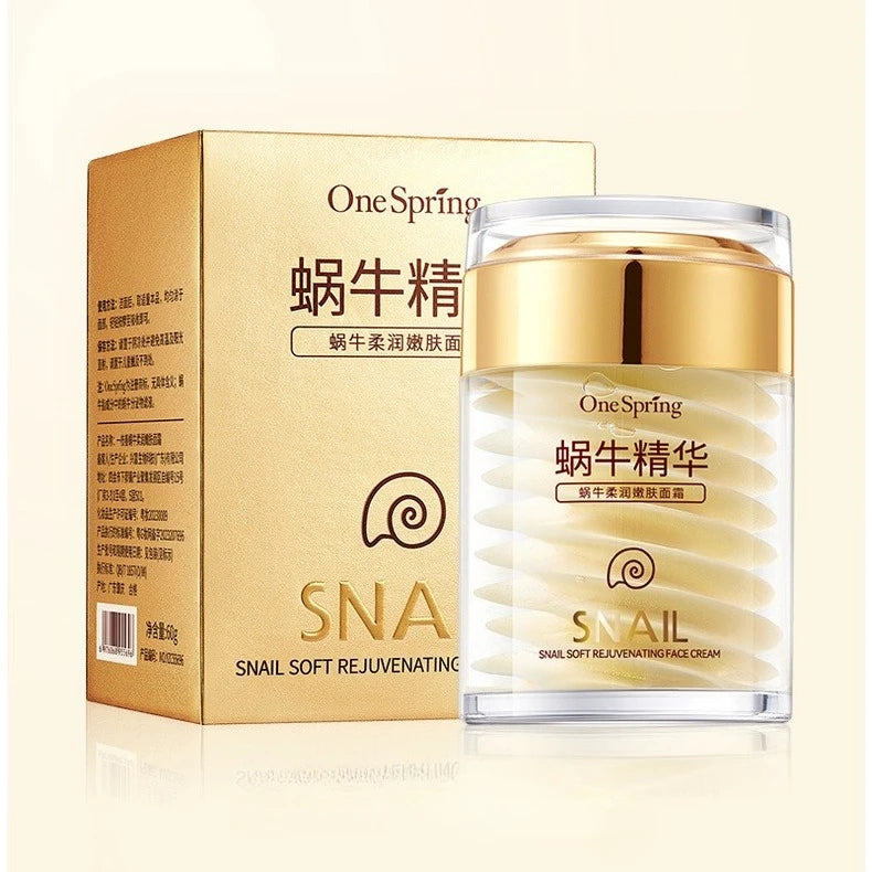Skincare Snail Collagen Cream Anti Aging Whiten Skin Face Fade Dark Qme Snail Cream