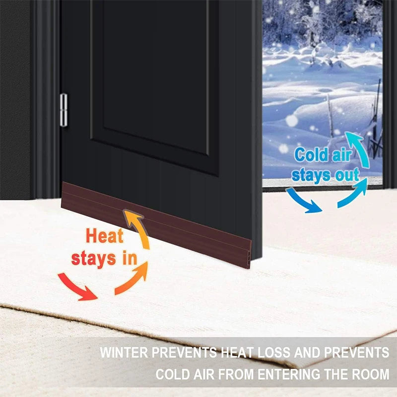 Door Draft Stopper Under Sweep Exterior Interior Doors Weather Qme