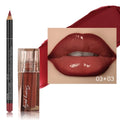 Pudaier Long Lasting Matte Lip Liner 3D Precision Dewy Look Brown Qme 03