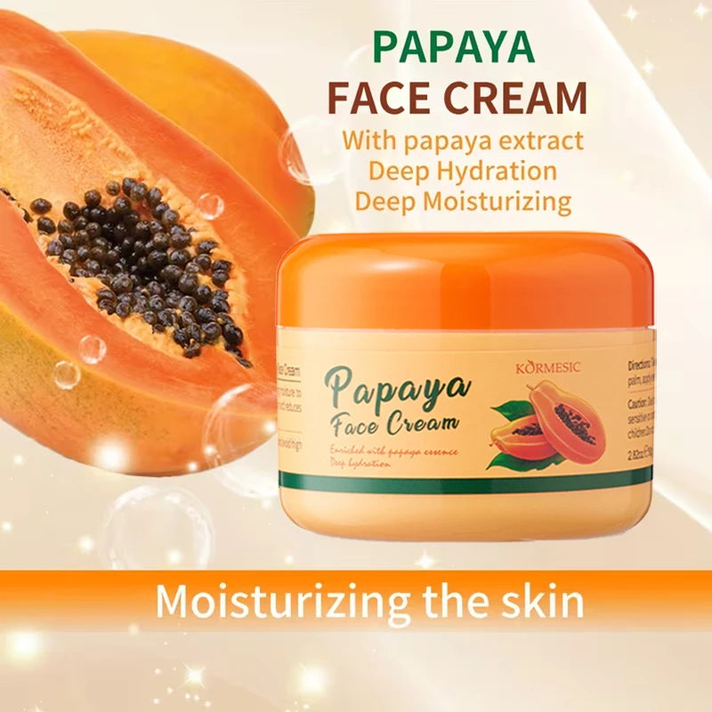 Papaya Face Cream Deep Moisturizing Post-sun Hydration Makes Skin Qme