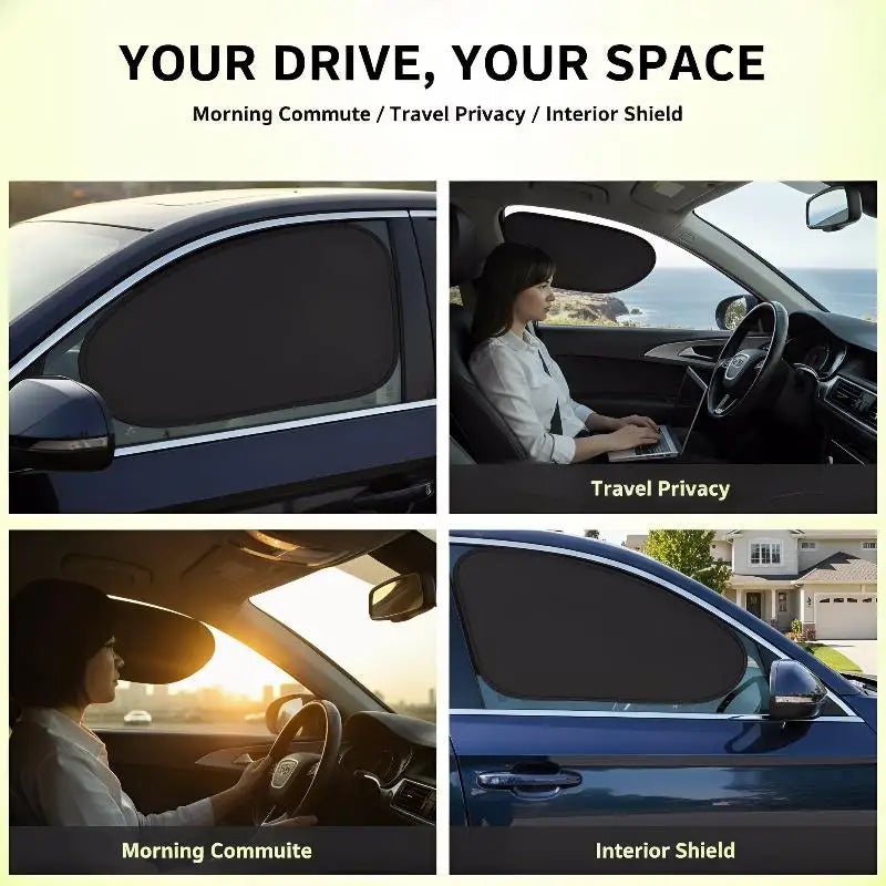 Car Window Sun Shade Universal Side Sunshade UV Protection Qme