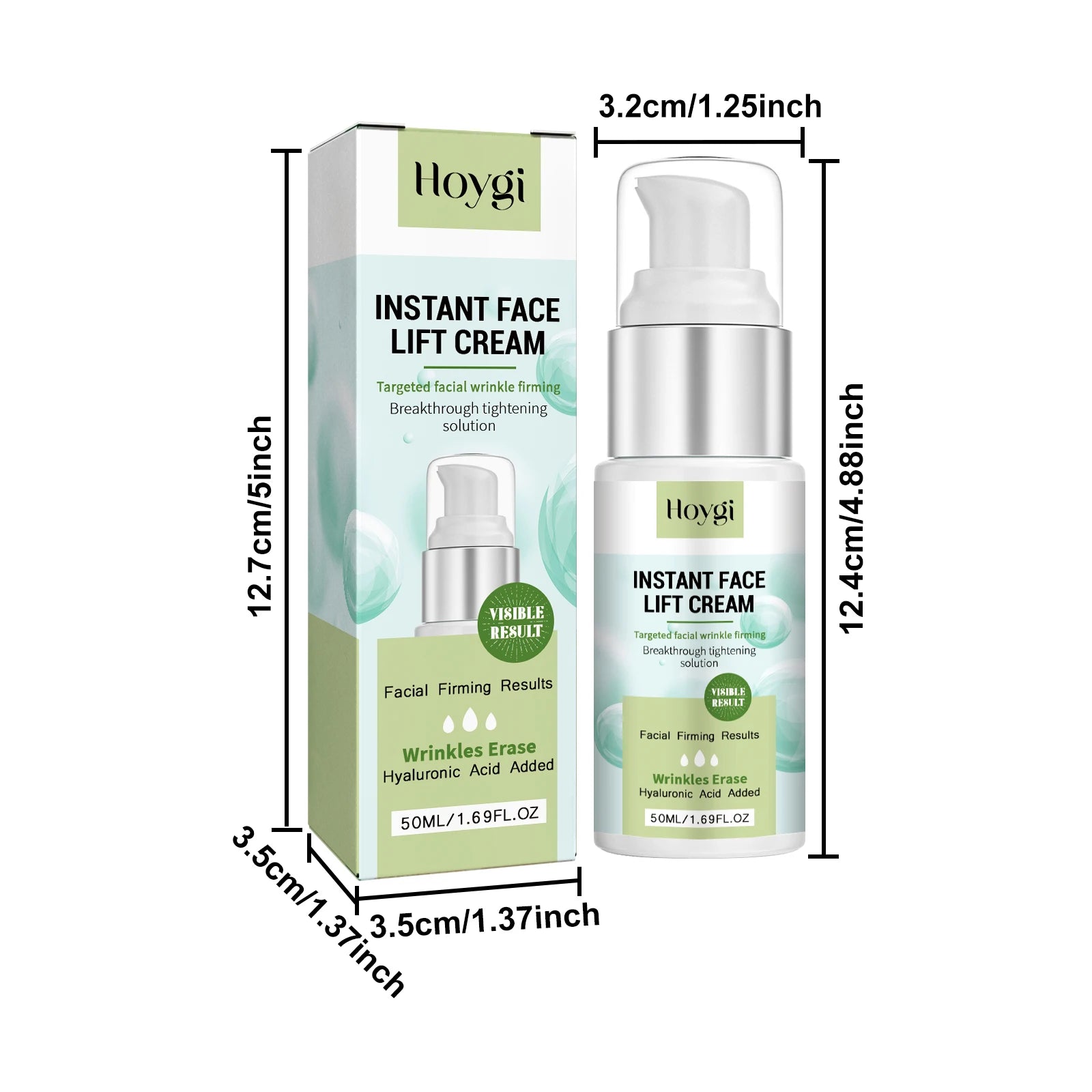Hyaluronic Acid Face Cream Deep Hydrating & Plumping Firming Brightening Shrink Pores Moisturizing Smoothing Collagen Face Cream Qme