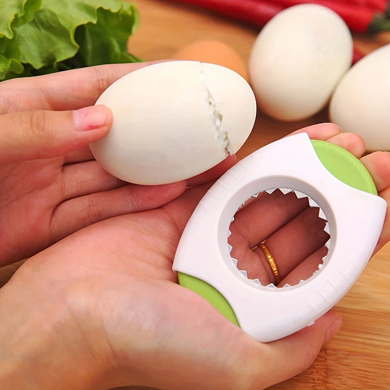 1 home kitchen egg opener, eggshell cutter, egg clamp Qme