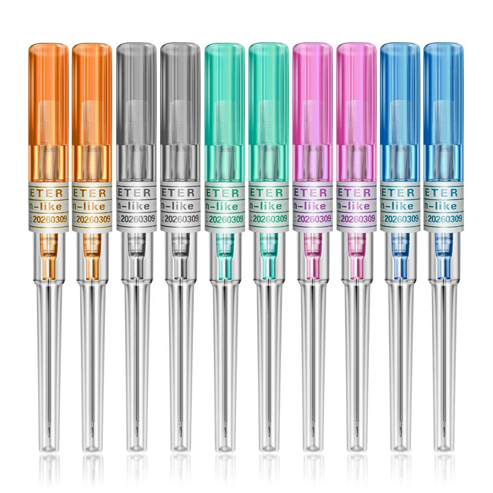 50/5PCS Disposable Piercing Needles Sterilized Body Surgical Steel Piercing Needles For Ear Nose Navel Nipple Piercing Tools Qme