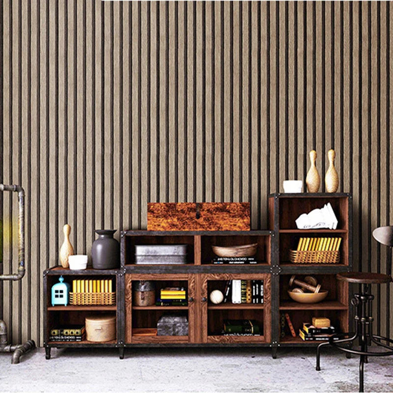 Vinyl Decorative Film Wood Grain Sticker Home Decor Waterproof Wallpaper Wall Paper Roll Furniture Self Adhesive PVC Cabinet Qme