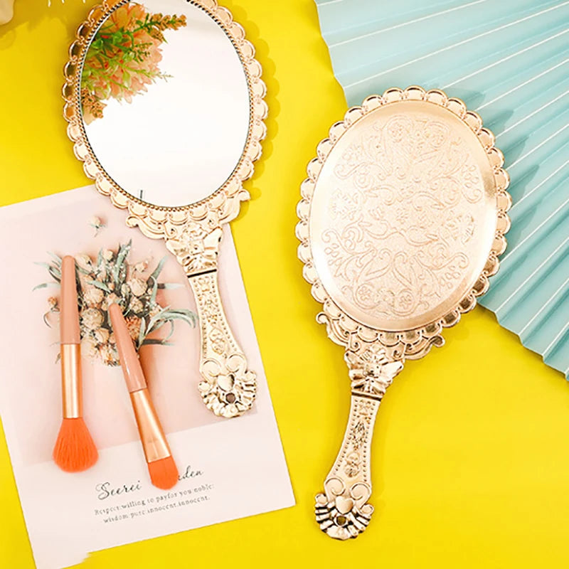 Noble Restore Ancient Ways Court Mirror Beauty Tool Rose Gold Qme