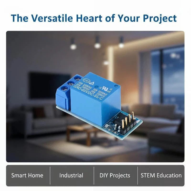 1 Channel Relay Module Optocoupler Isolation 5V 12V Level Trigger Qme