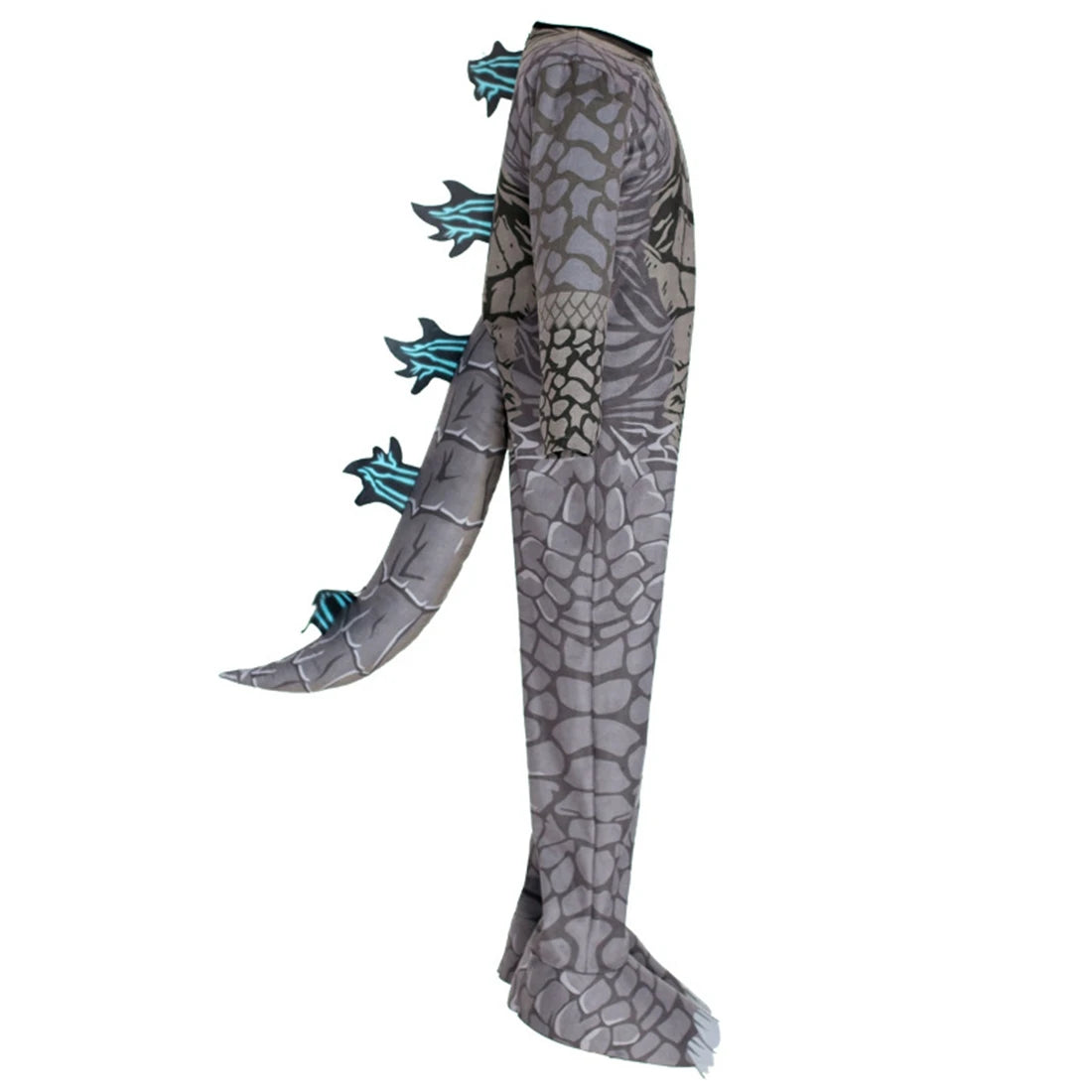 P-Jsmen King of Monster Cosplay Costume Dinosaur Halloween Bodysuit for Kid Boys Girl Child Catsuit Mask Halloween Suit Qme