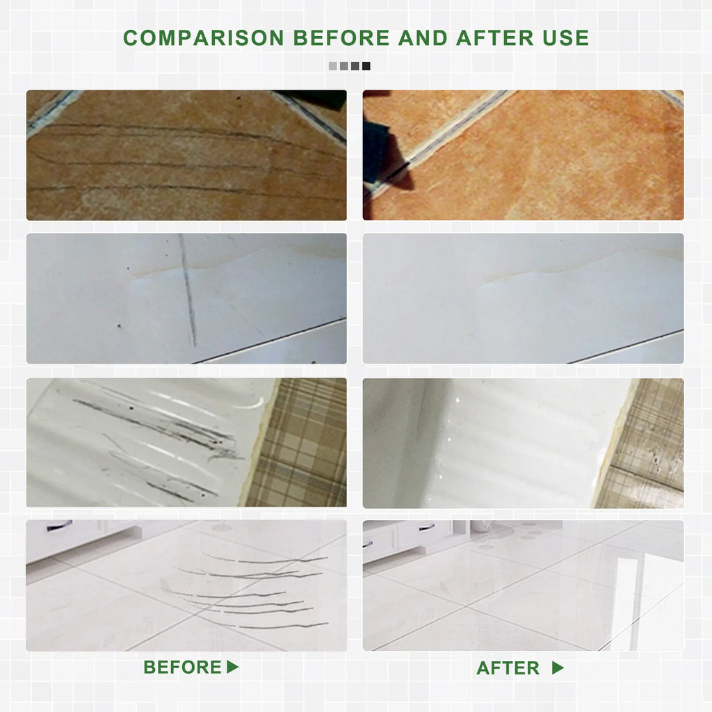 Ceramic Tile Scratch Remover Stubborn Oil Dirt Stains Scratch Repair Polishing Floor Ceramic Tile Washing Stone Stain Cleaner Qme