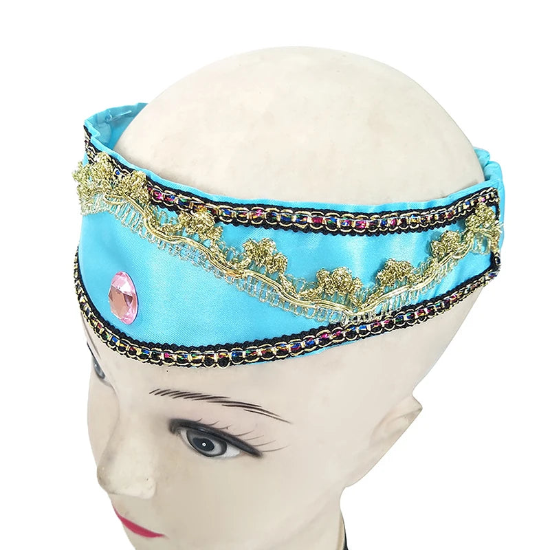Captivating Jasmine Blue Crystal Headbands Girls Ideal Arabian Qme