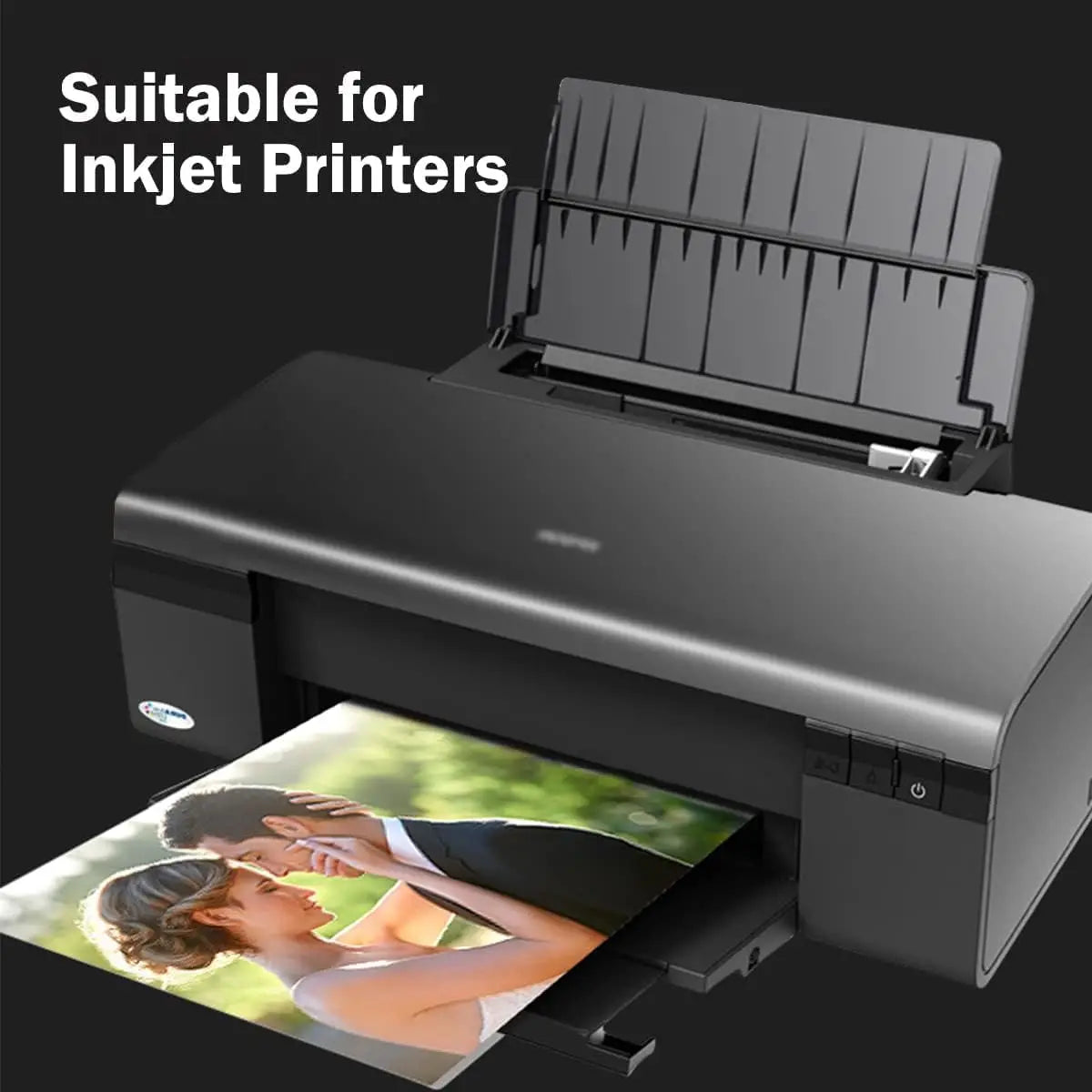 A6(4.13"×5.83")Photo Paper , Waterproof Glossy for Photo Paper,A6 Size 230gsm Waterproof Embossed Card Paper Inkjet Photo Paper Qme