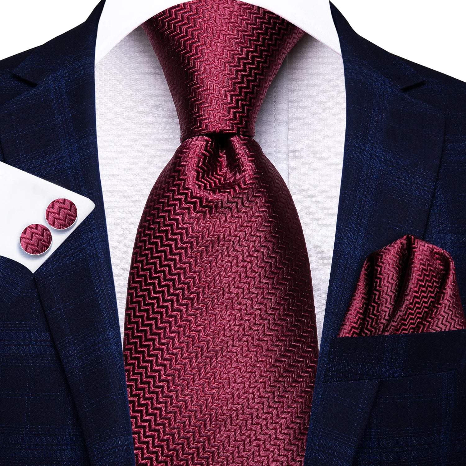 Mens Tie Red Wine Burgundy Paisley Wedding Floral Maroon Necktie Men Qme C-3802