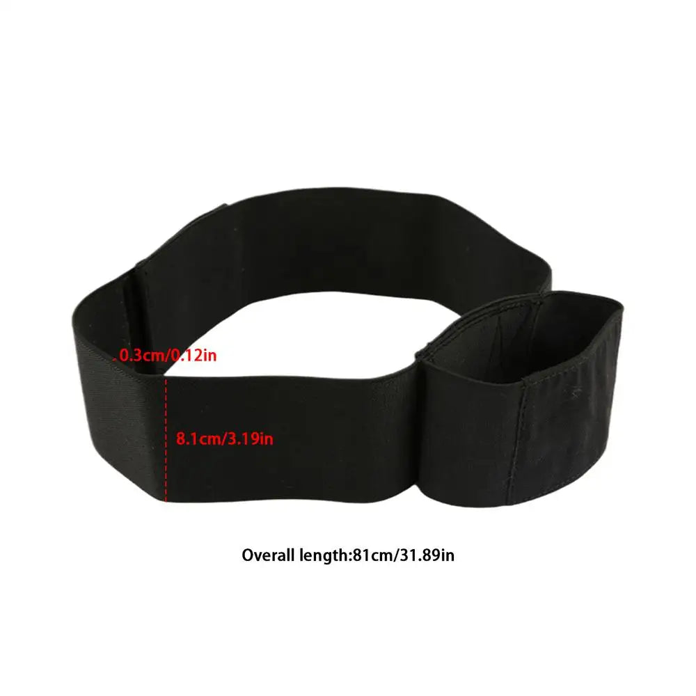 NEW 1PC Golf Swing Trainer Adjustable Nylon Elastic Accessories Golf Arm Band Training Aid For Beginners Golfers Indoor Qme Black