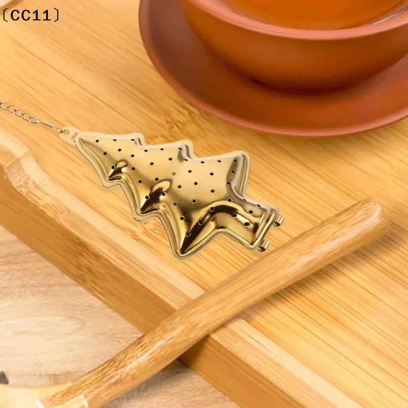 Stainless Steel Tea Strainer Office Filter Infuser Wall-mounted Qme
