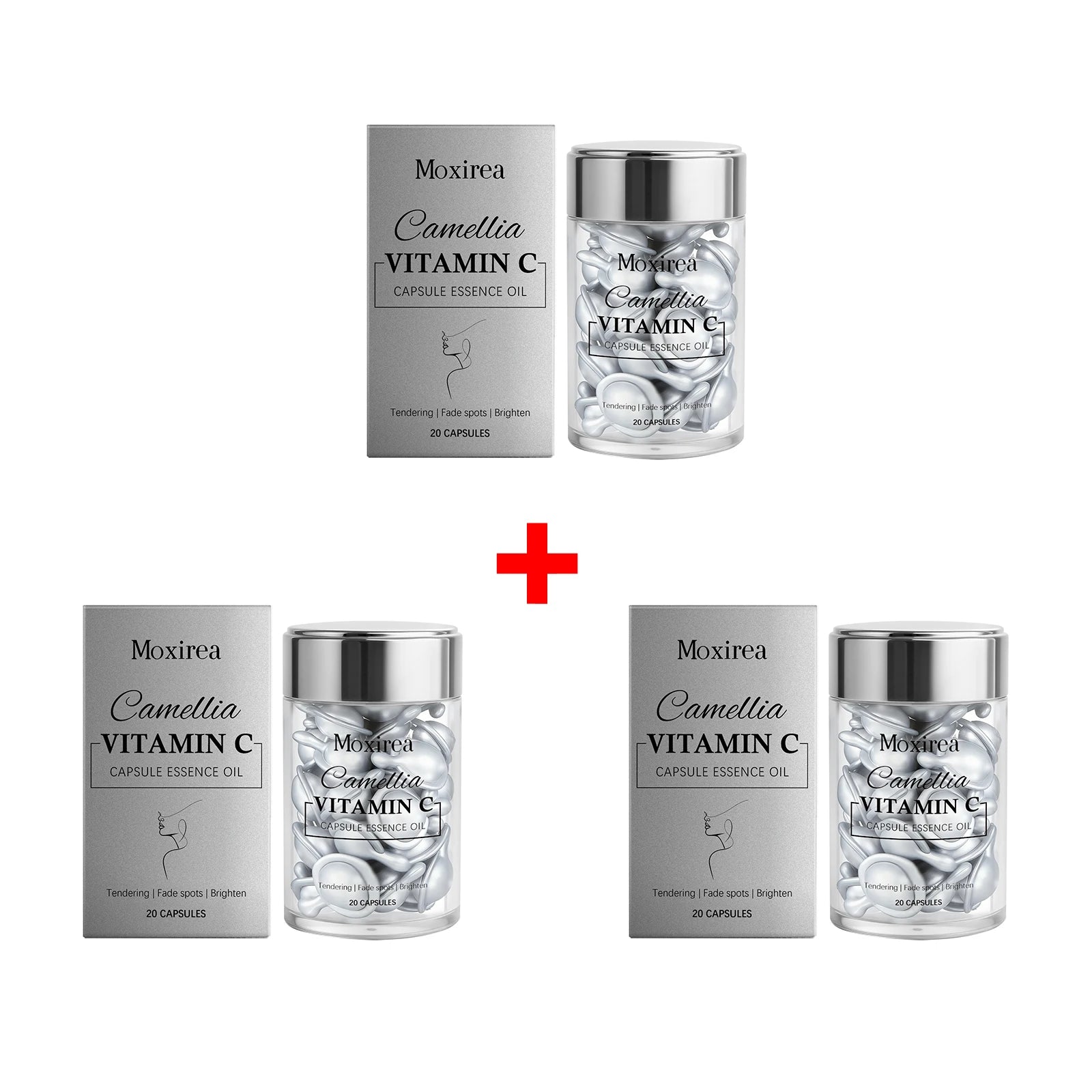 Vitamin C Face Serum Capsules Lighten Pigmentation Antioxidation Reduce Fine Lines Rejuvenate Skin Moisturize Facial Essence Oil Qme 60pcs Boxed