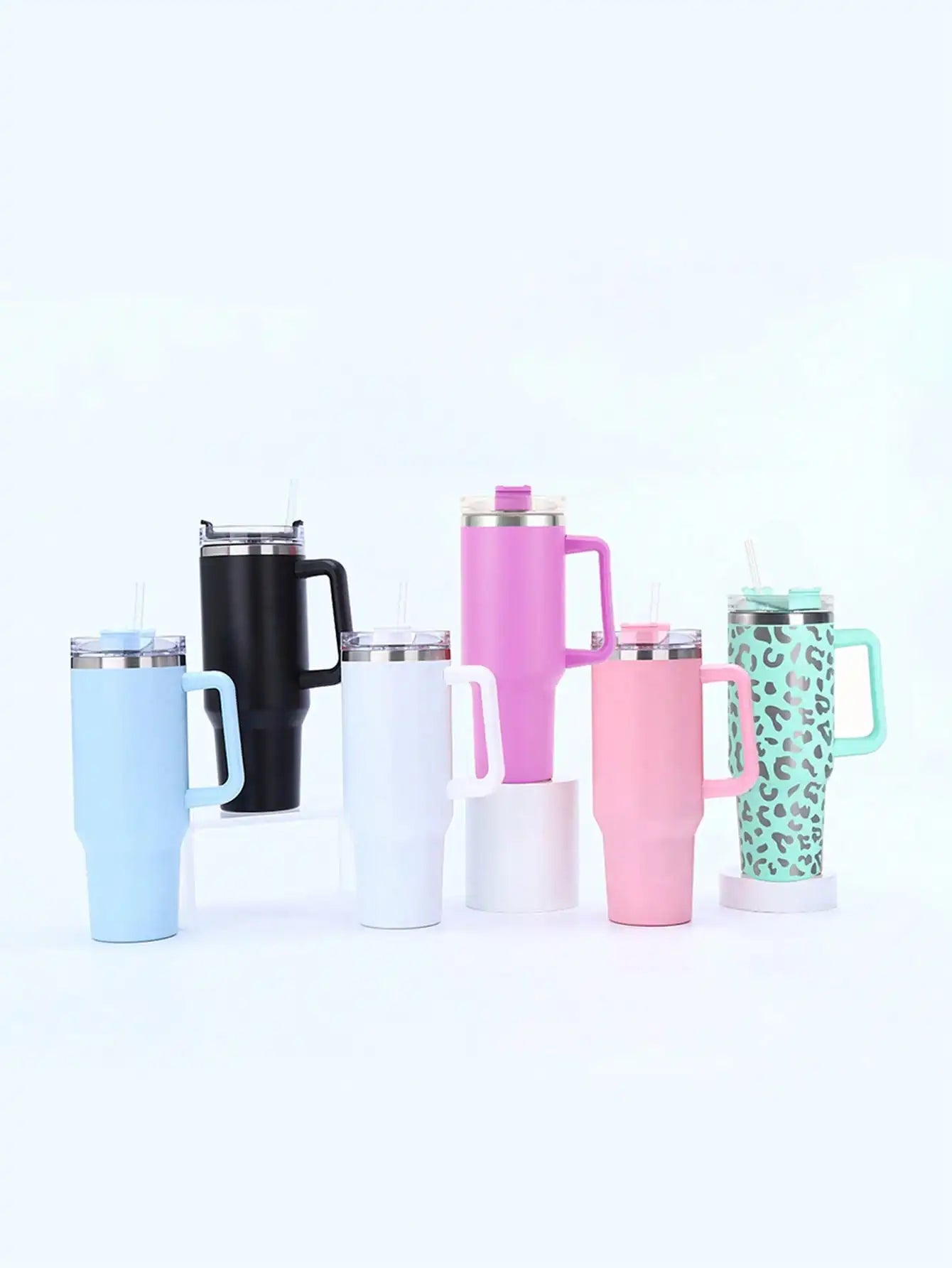 Handle Insulated Water Bottle 304 Stainless Steel Car Cup Brewing Qme