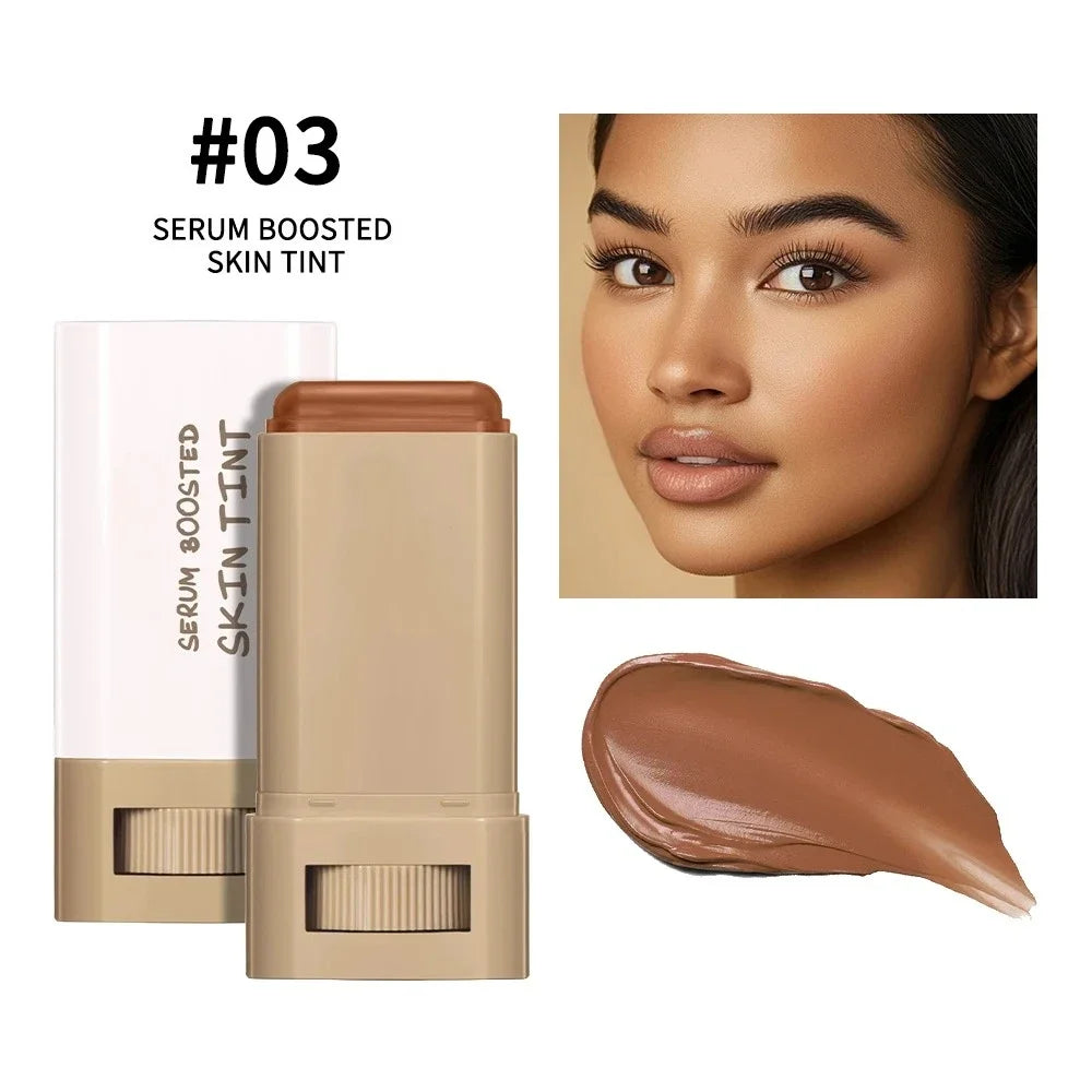 Stick Foundation Balm Serum Boosted Skin Tint Smooth Plumper Hight Qme Color 3
